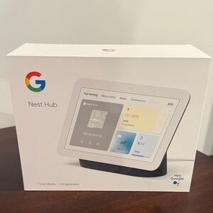 Google Nest Hub with Colorful Display